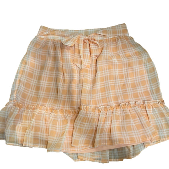 NWT LC Lauren Conrad Bow Front Mini Skirt - Small - Picture 2 of 3